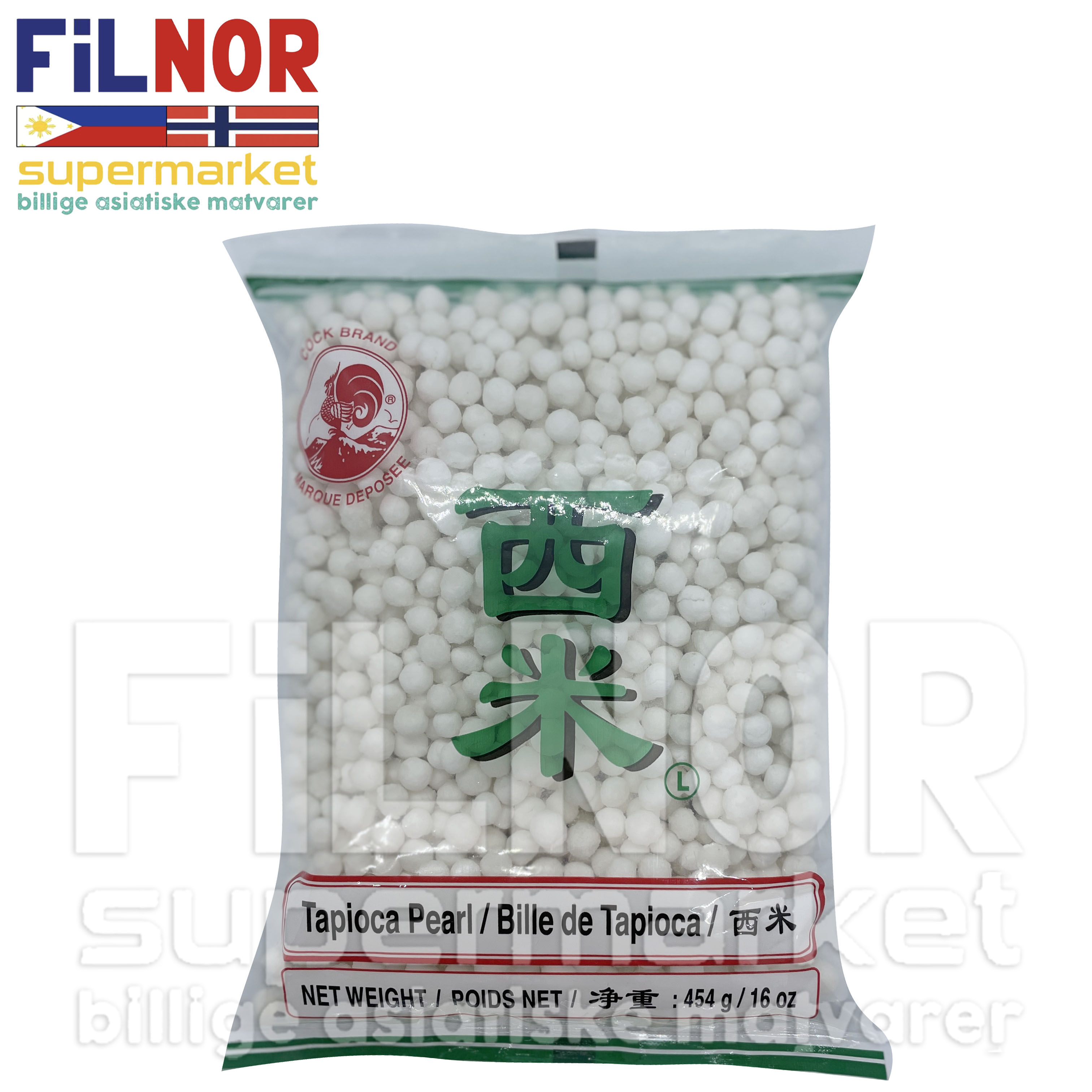 Cock Brand Tapioca Pearl 454g