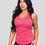 Thumbnail: Women's Strap Back Vest - Hot Pink