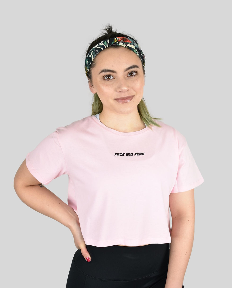 Thumbnail: Women's Cropped T - Light Pink