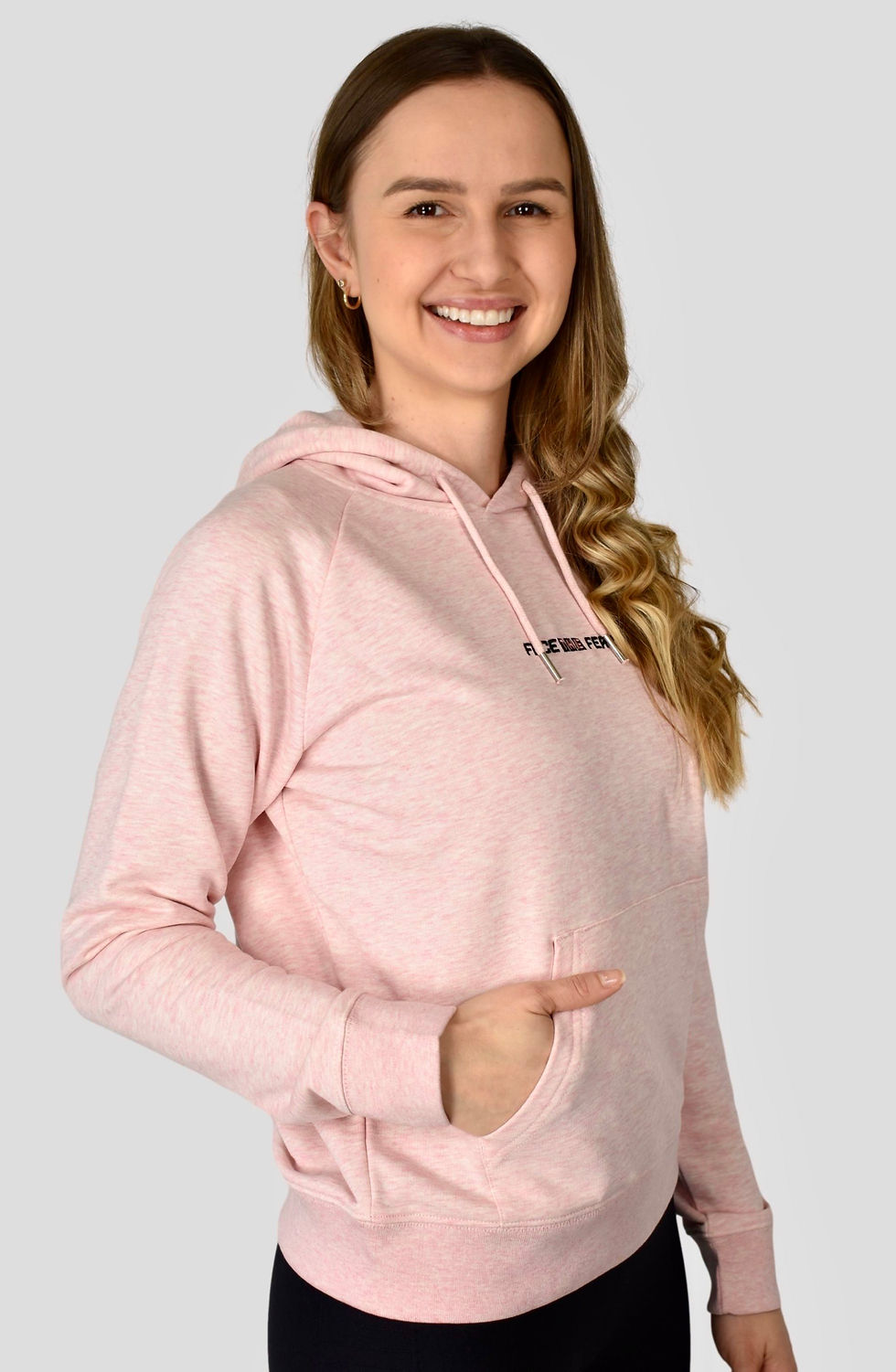 Thumbnail: Womens Power In Pink Hoodie 