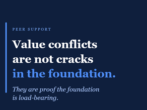 When Helping Hurts: The Value Conflicts Peer Specialists Face Every Day