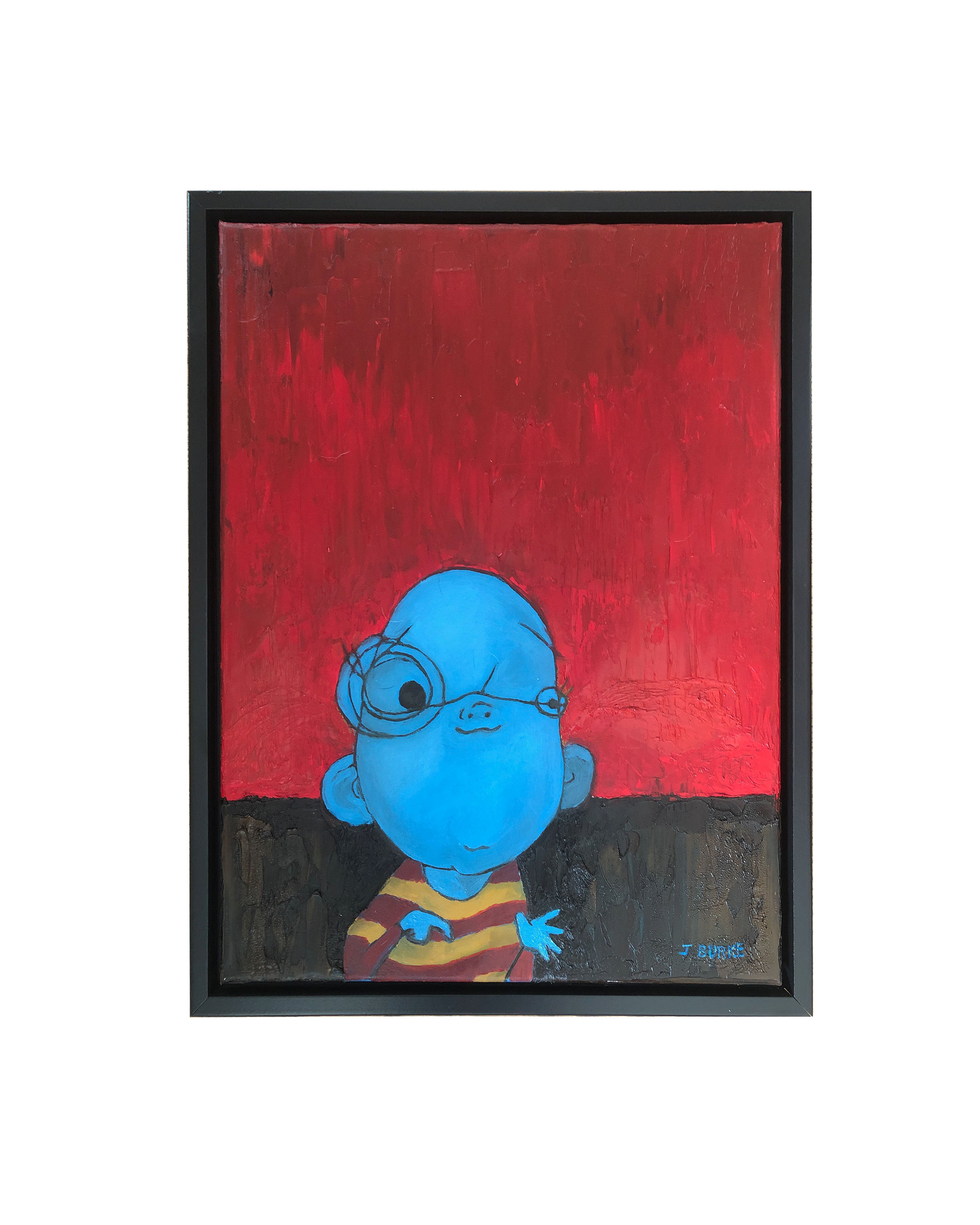 "HALEY"  18" x 24" oil on canvas - framed