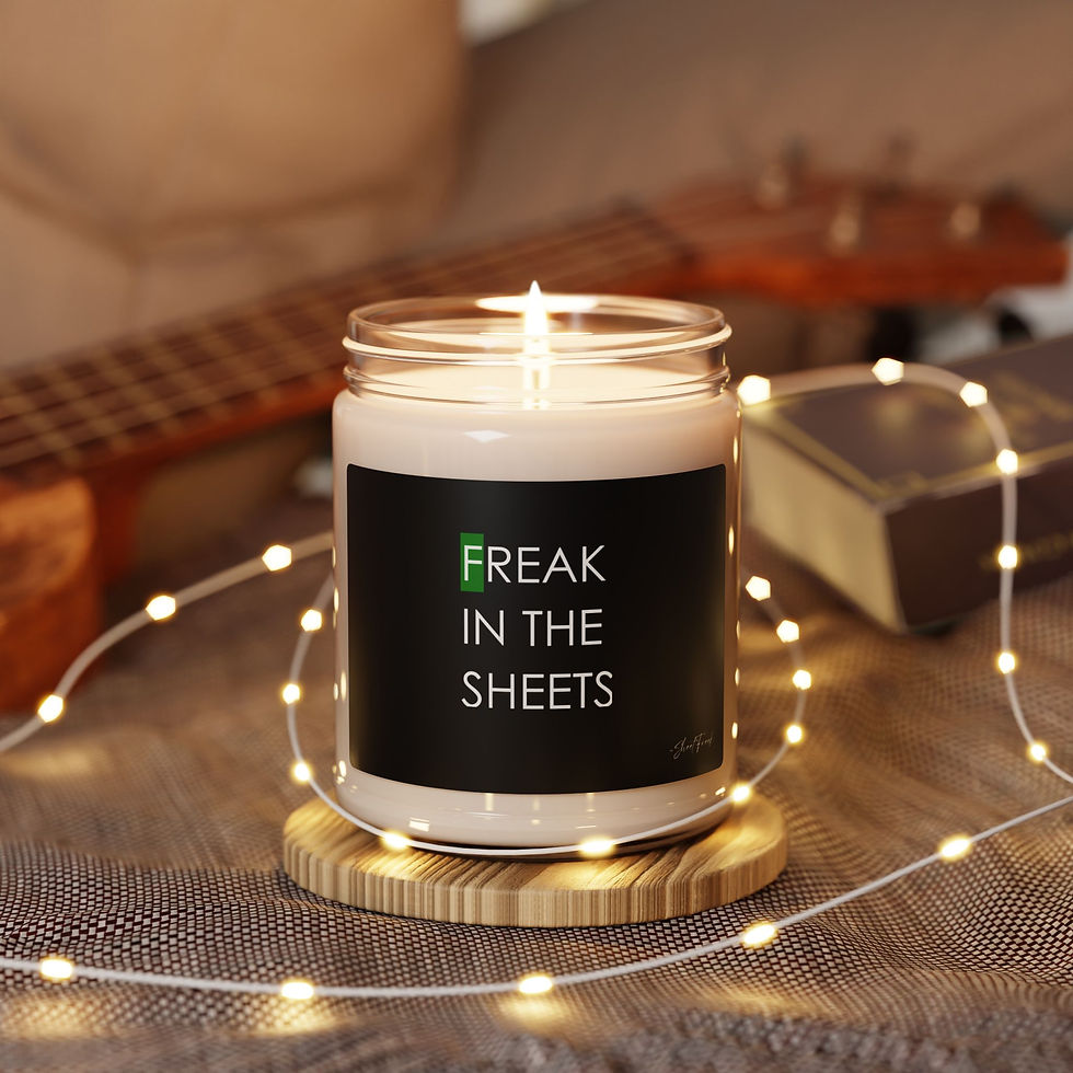 Freak in the Sheets - Funny Excel - Scented Soy Candle, 9oz