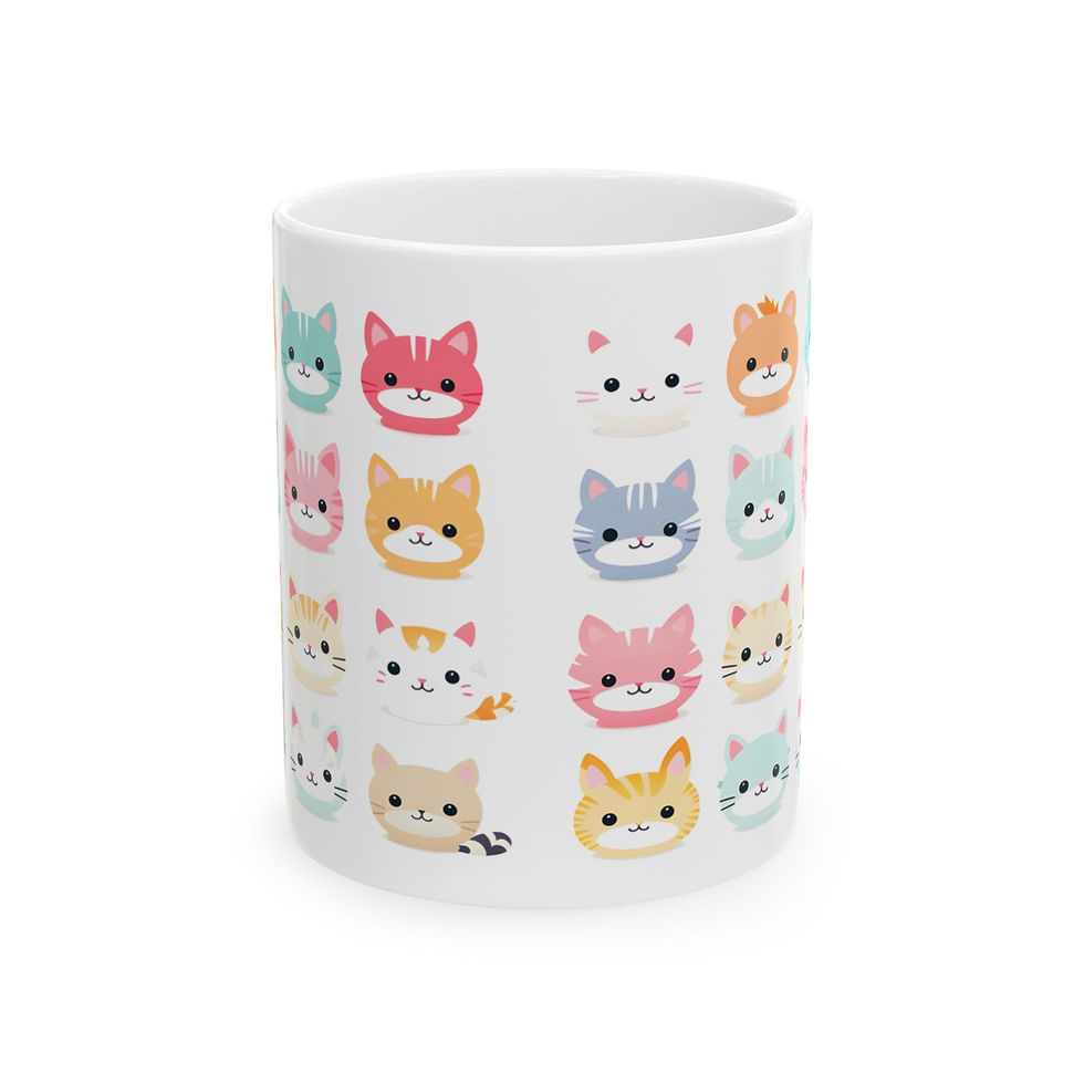 Thumbnail: Kitty Pattern Mug