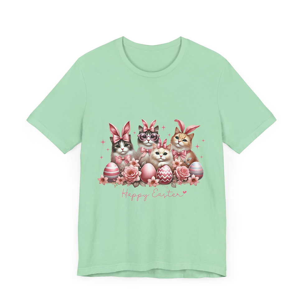 Thumbnail: Happy Easter Cat Tee