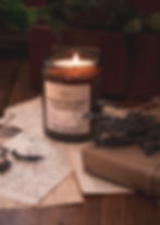 Unwind Your Mind essential oil candle, eco friendly soy wax for relaxation