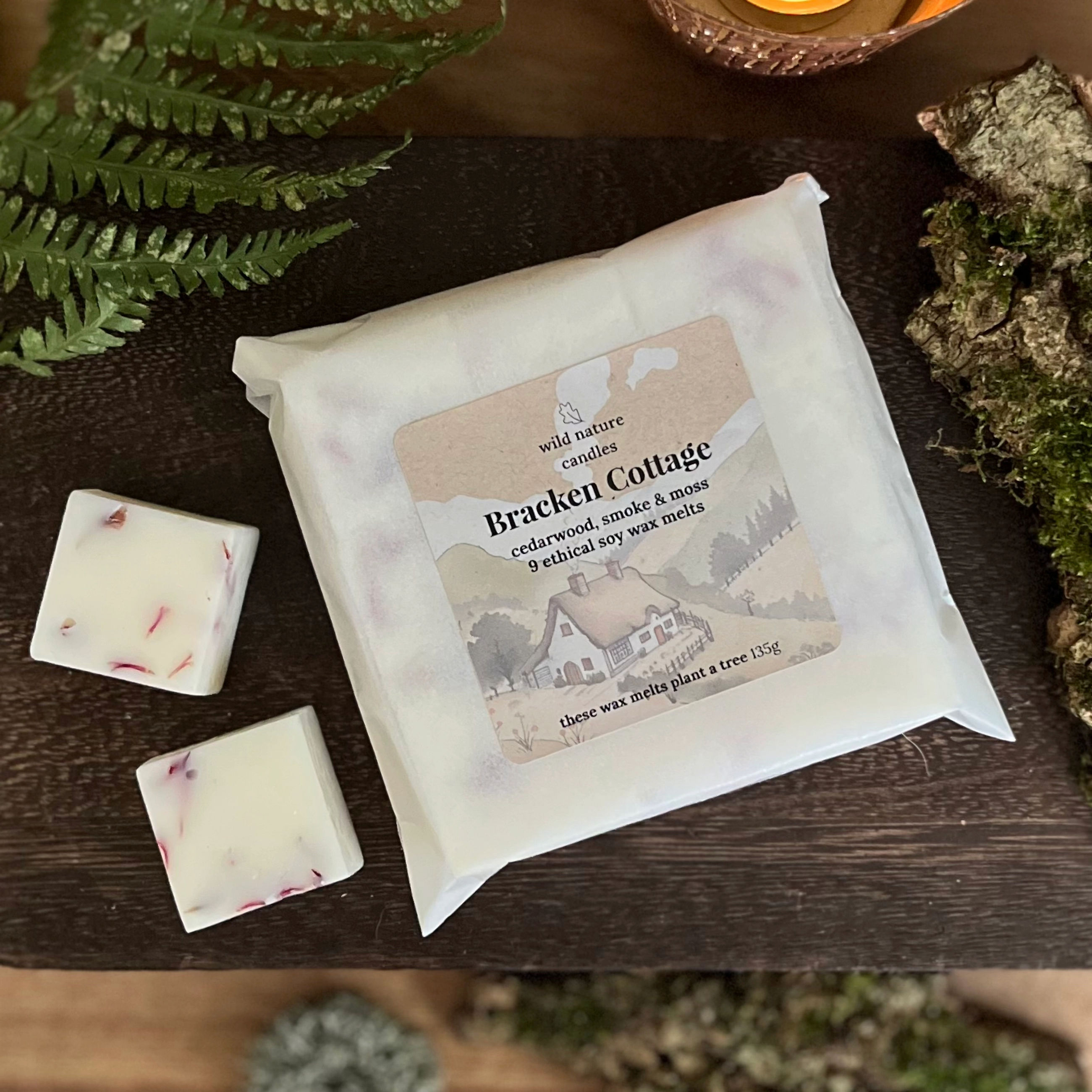 Bracken Cottage eco-friendly soy wax melts, hand-poured and vegan