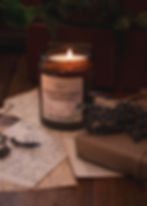 Unwind Your Mind essential oil candle, eco friendly soy wax for relaxation