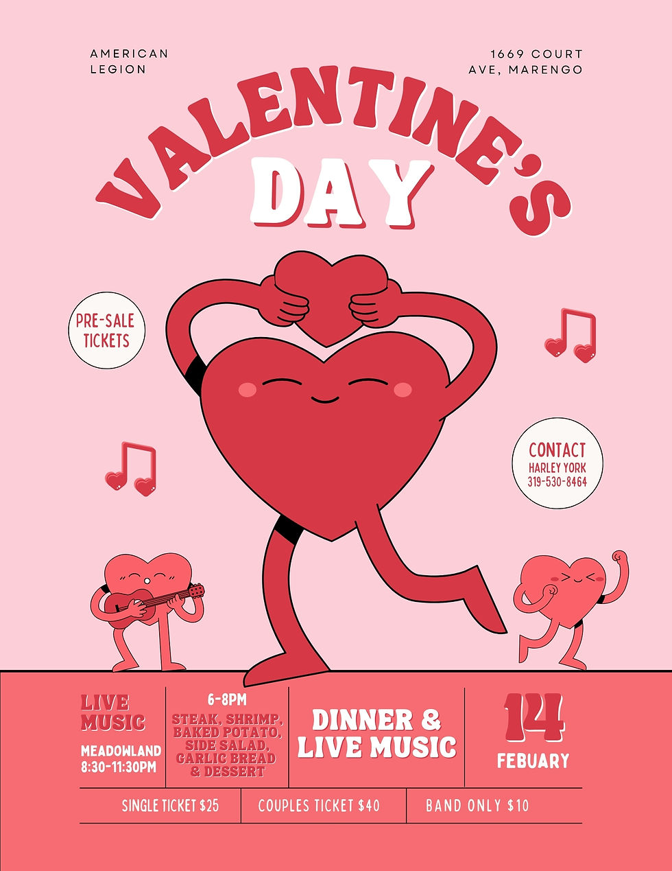Valentine's Day Dinner & Live Music