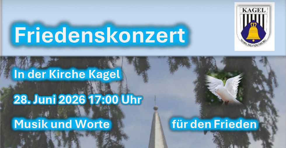 Friedenskonzert in der Kirche Kagel