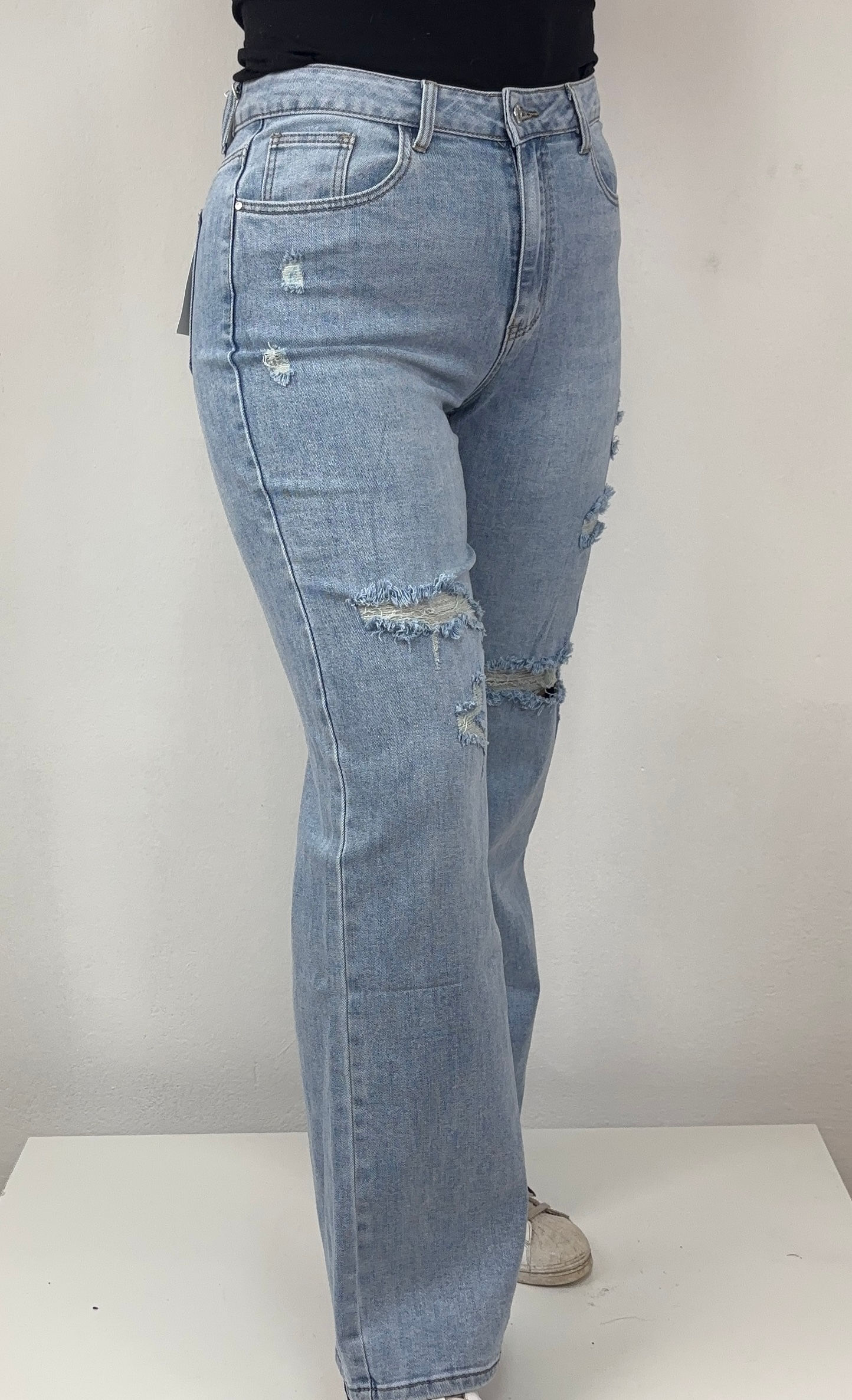 Jeansy Wide Leg Damskie Kathy