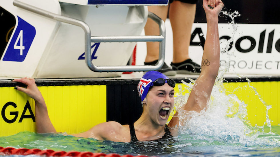 Hazel Ouwehand has been awsrded the Yvette Williams Scholarship along with weightlifter Olivia Selemaia PHOTO: SIMON WATTS BWMEDIA/LINTOTT PHOTOGRAPHY
