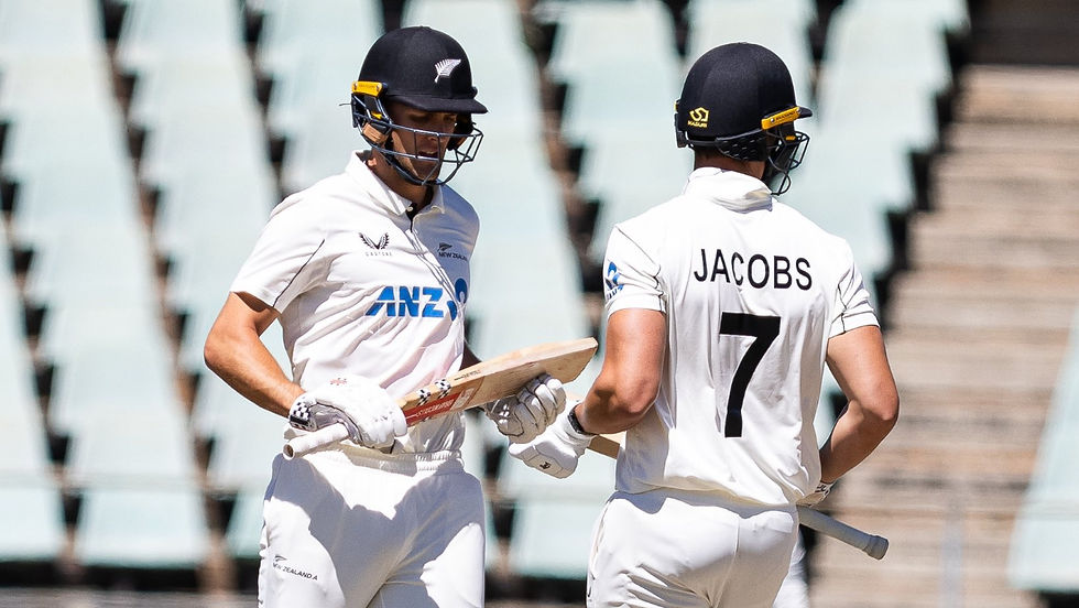 Another solid session for the New Zealand batters in the test against South Africa A to draw the game and win the series PHOTO: CRICKET SOUTH AFRICA