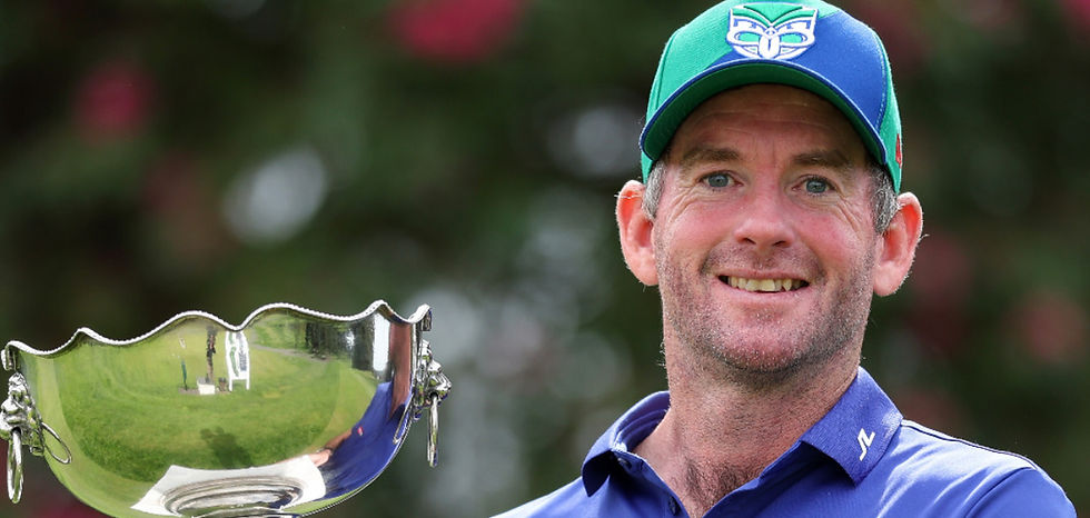 Josh Geary defended his Tauranga Open golf title PHOTO: GOLF NZ