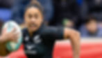 Kelsey Teneti in action for the Black Ferns in the final over Australia in New York PHOTO WORLD SVNS