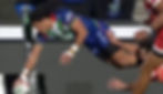 Dallin Watene-Zelezniak scores one of his two tries in the loss to the Dolphins PHOTO: SKY SPORT
