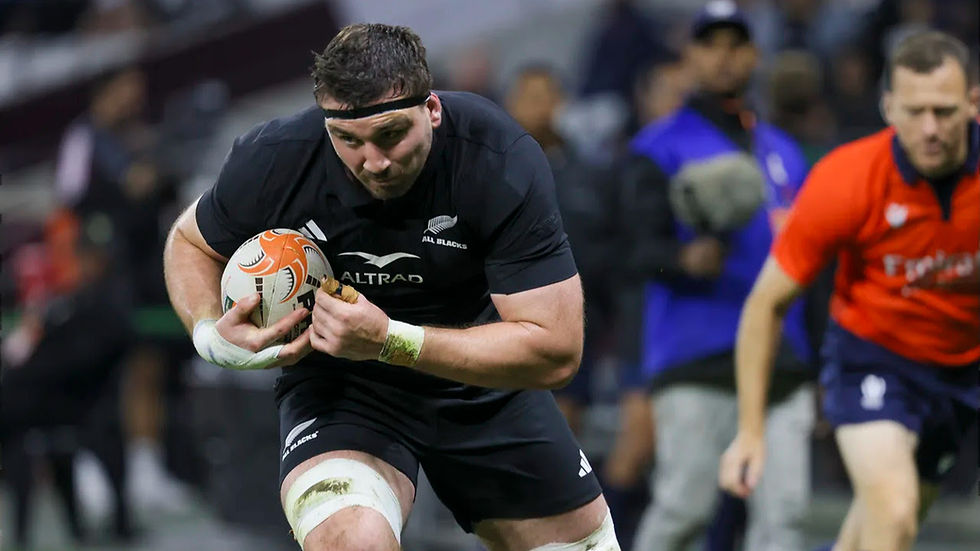 All Blacks loose forward Simon Parker during the All Blacks v Stormers match, Rugby's Greatest Rivalry, Cape Town, South Africa PHOTO: HALDEN KROG/ACTION PRESS