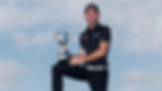 Trophy time for New Zealand's Josh Geary at the Vic Open. PHOTO: PGA OF AUSTRALIA