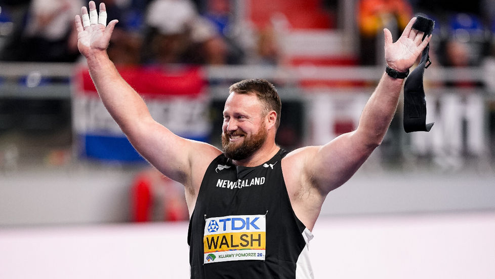 Tom Walsh history with World Indoor gold