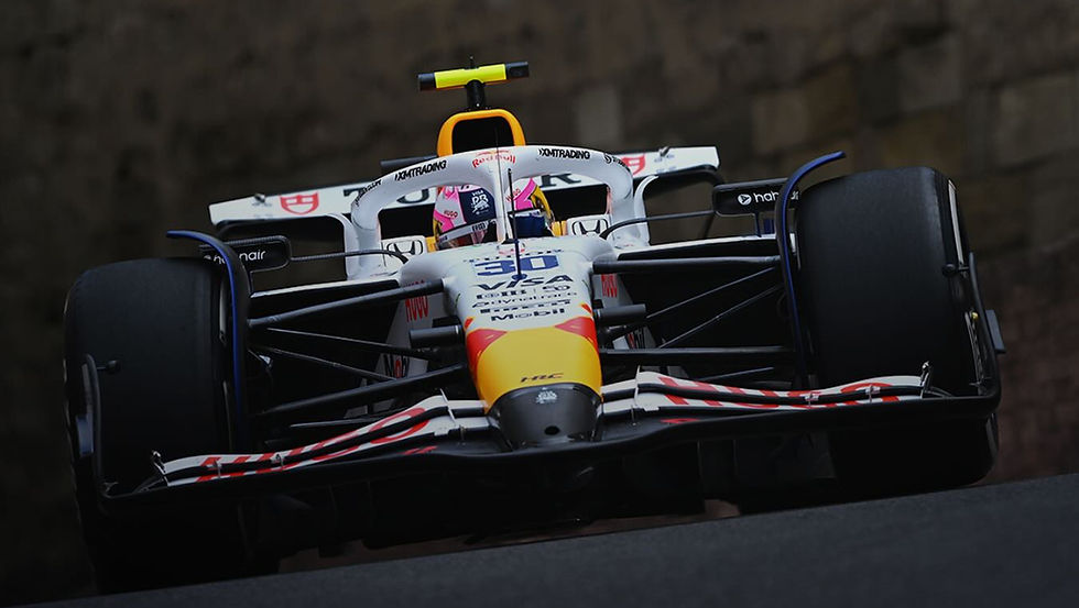 Points for Liam Lawson at the Azerbaijan Grand Prix. PHOTO: RACING BULLS