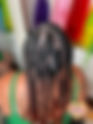 Half cornrows, half singles (box braids)