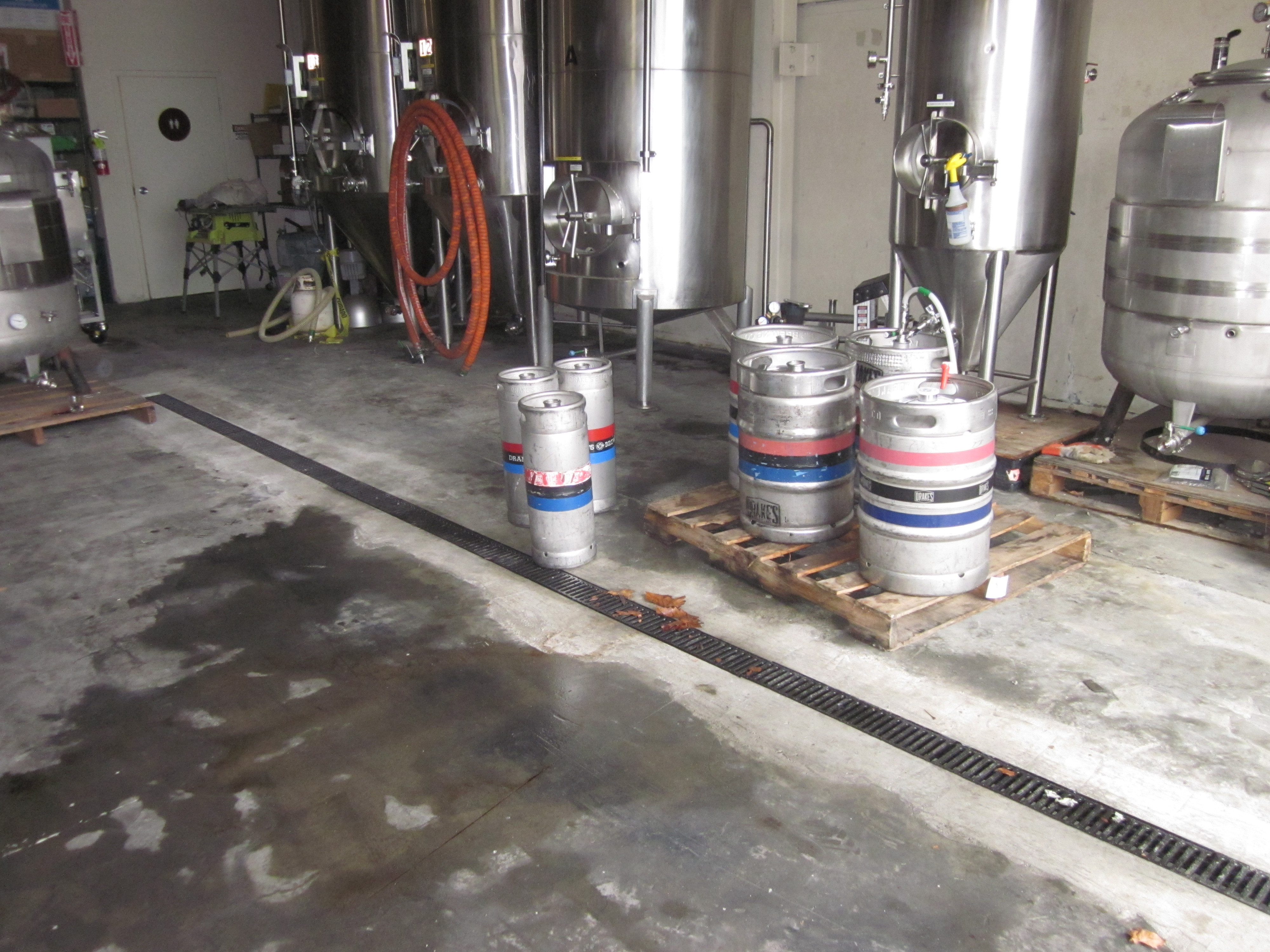 Brewery trench drains Food & beverage