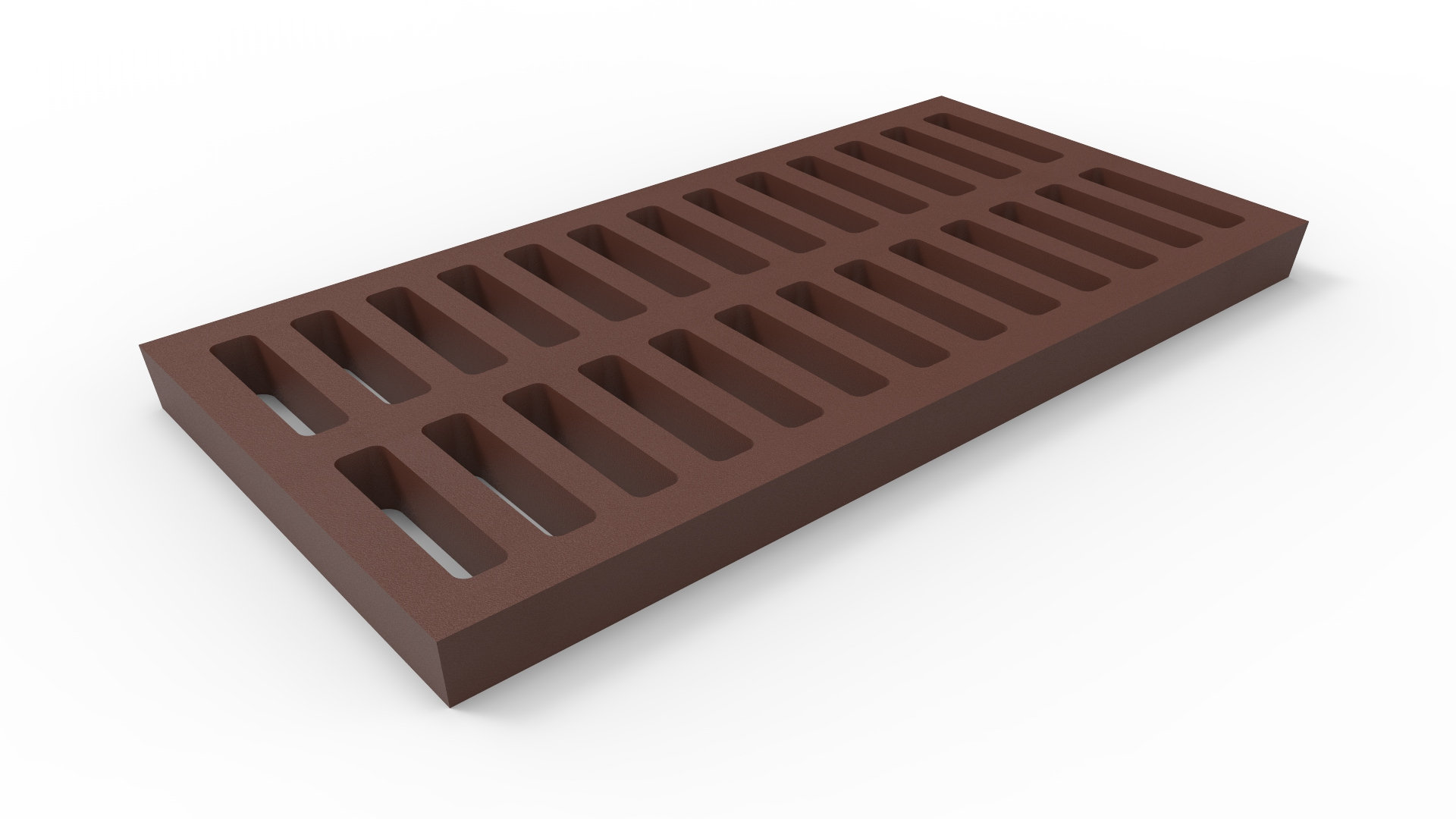 12 Wide Cast Iron Slotted Trench Drain Grate Dura Trench