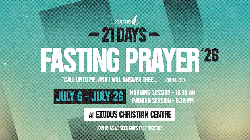 21 Days Fasting & Prayer