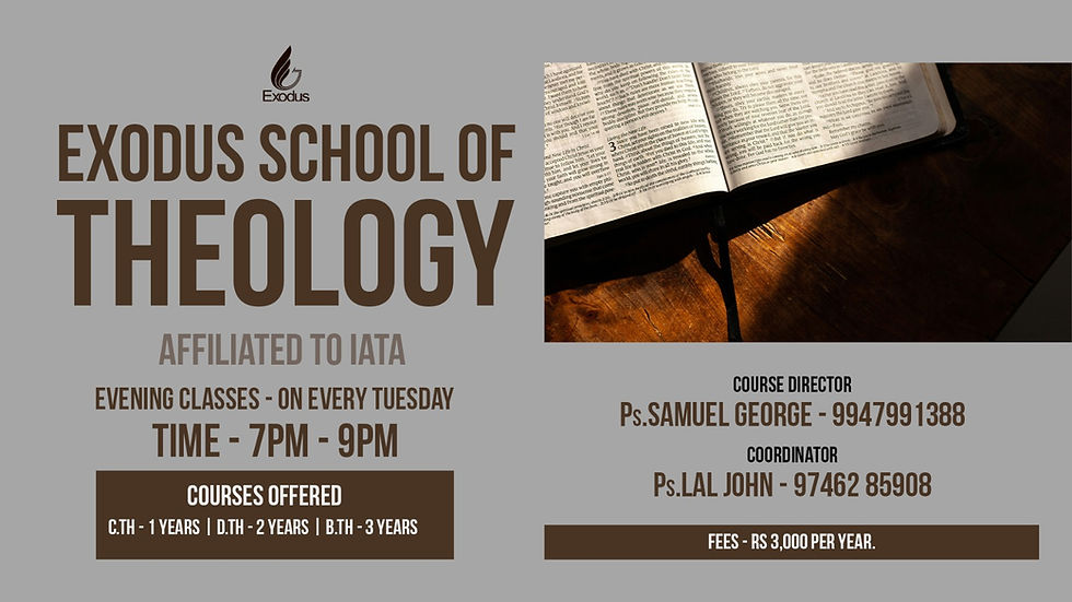 Exodus School of Theology