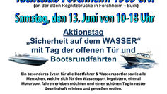 Aktionstag "Sicherheit auf dem Wasser" Yachtclub Forchheim 1969 e.V.