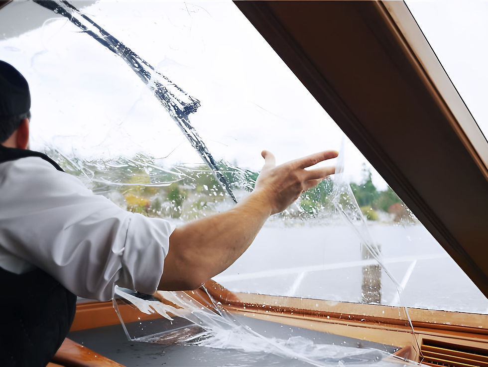 Boat window tinting installer