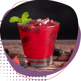 Mezcalita Frozzen de frutos rojos Pulpissimo (Vaso 12 oz)