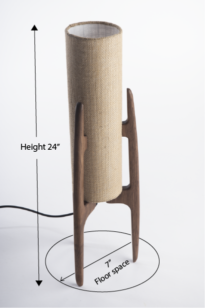 Thumbnail: Mini Rocketlamp | Walnut