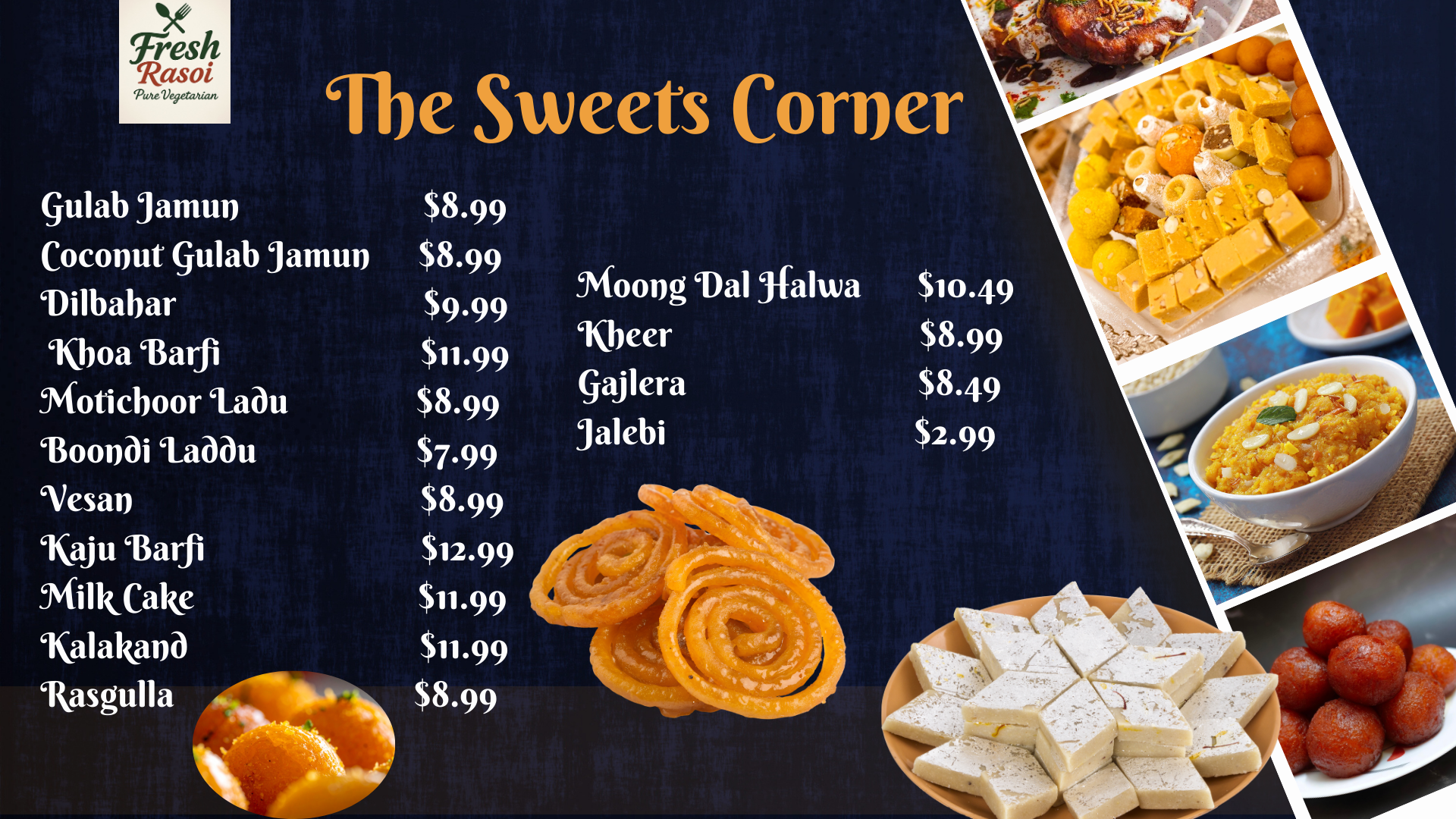 Arranged Food and Objects