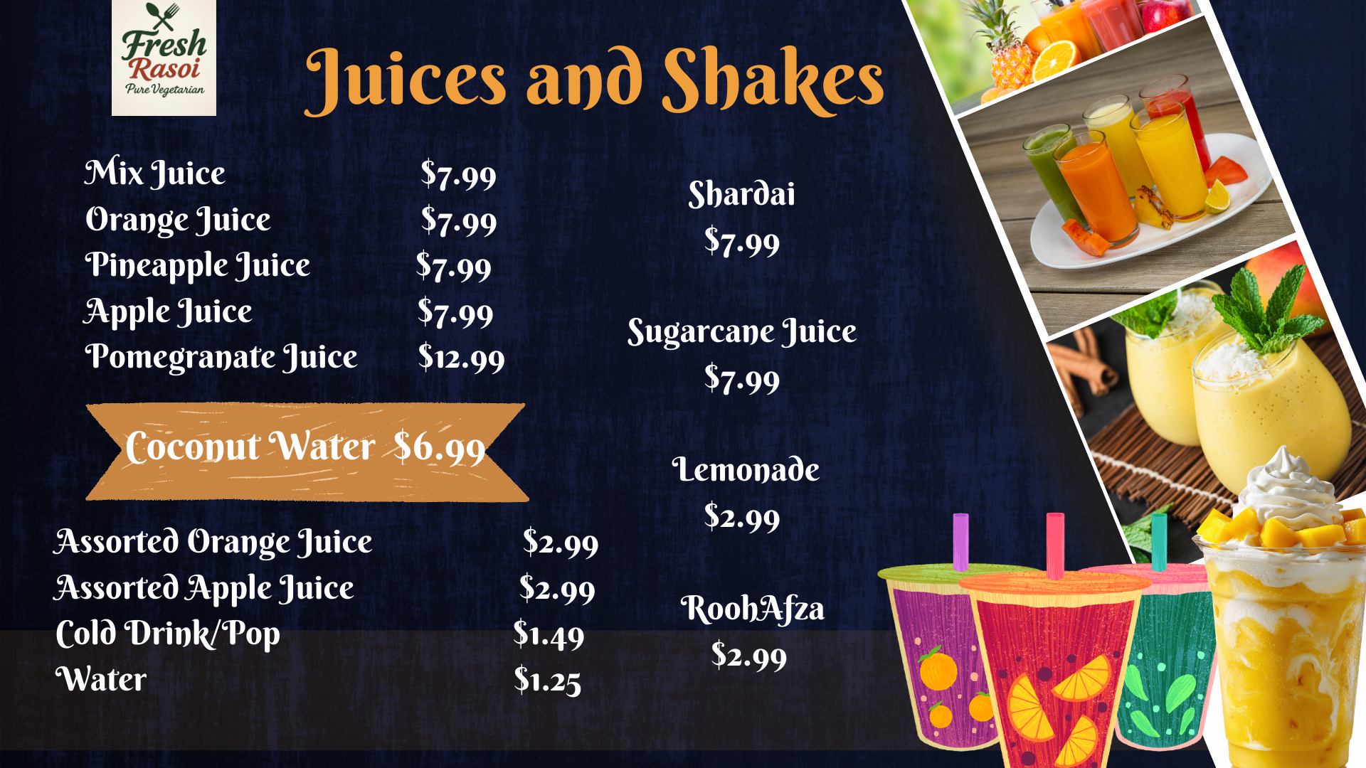 Arranged Food and Objects