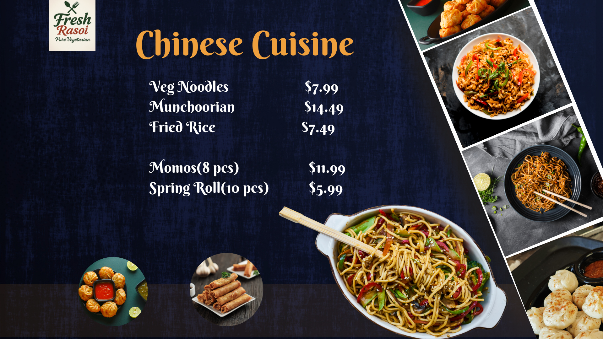 Arranged Food and Objects