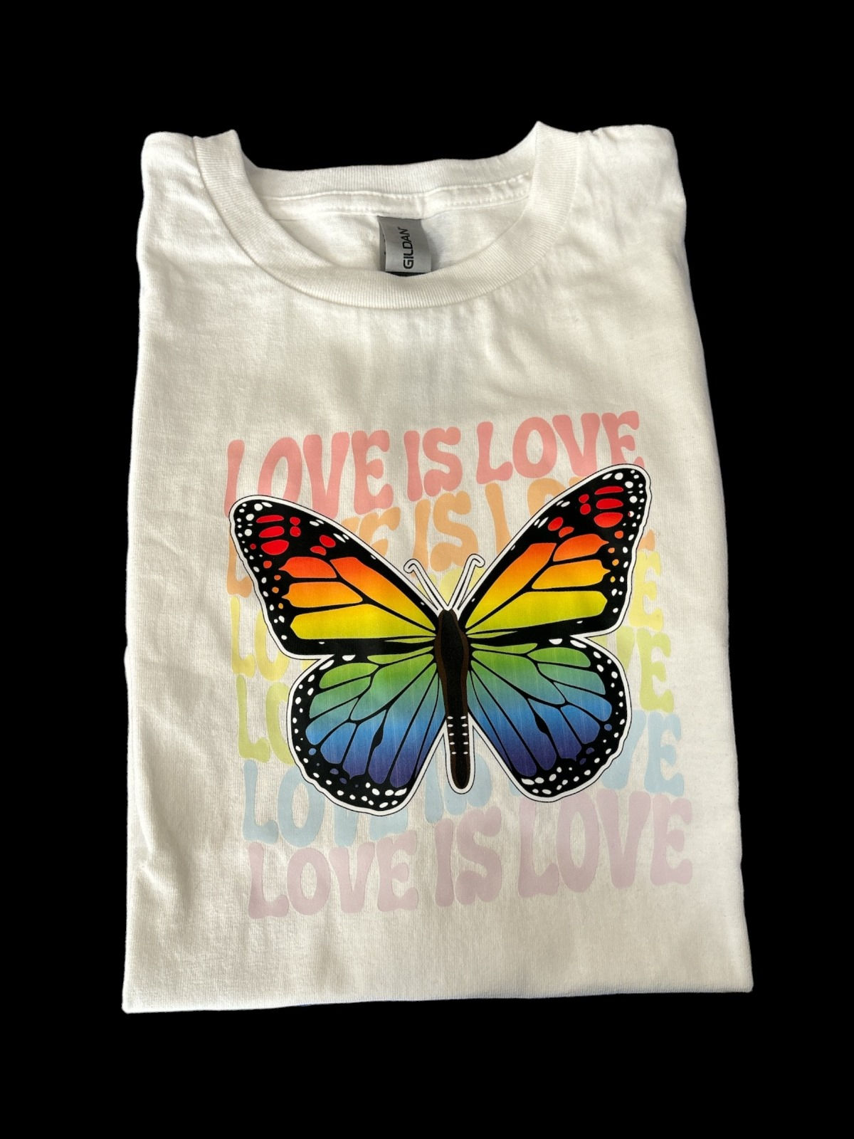 Love is Love with Butterfly T-Shirt (CHILD Y-XL)