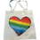 Thumbnail: Heart With Diagonal Rainbow (Tshirt or tote bag)
