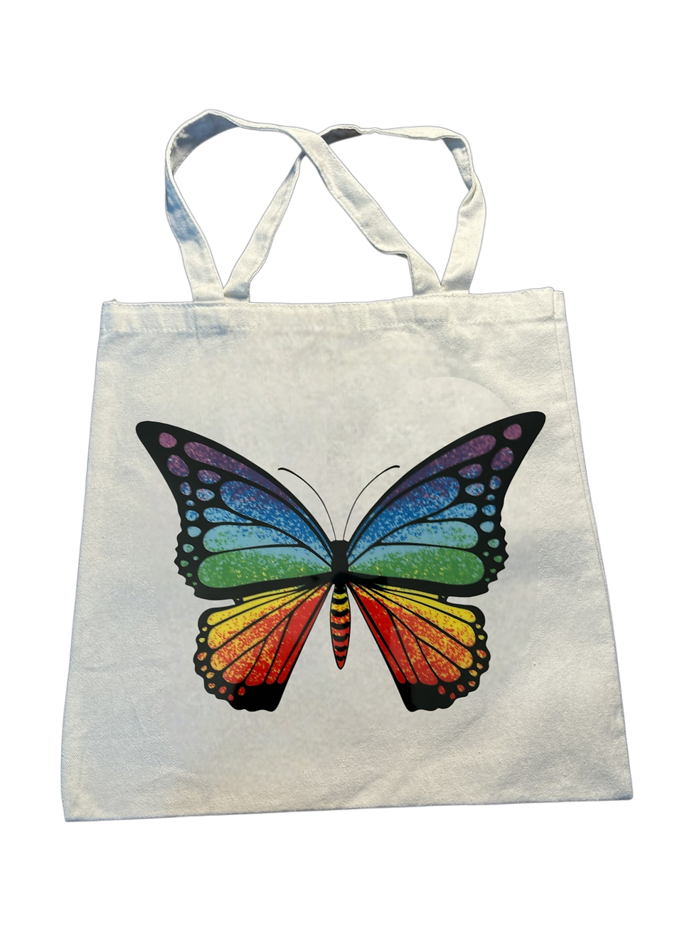 Thumbnail: Rainbow Butterfly (Tshirt or tote bag)