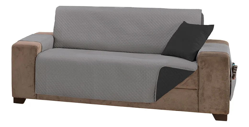 Capa Para Sofá Impermeável 3 Lugares King 1,80 Protetor Pet
