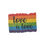 Thumbnail: Love Is Love With A Rainbow Stripes Background(Tshirt or tote bag)