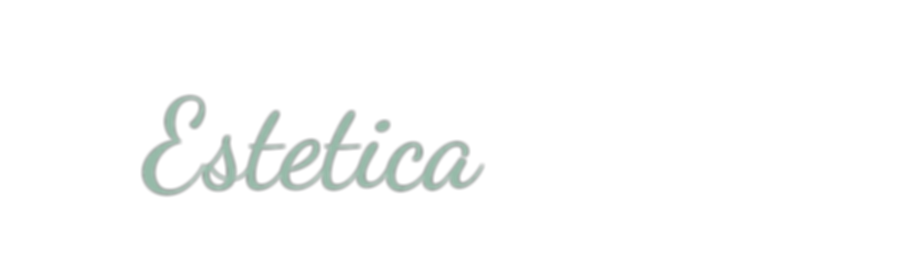 estetica scritta singola