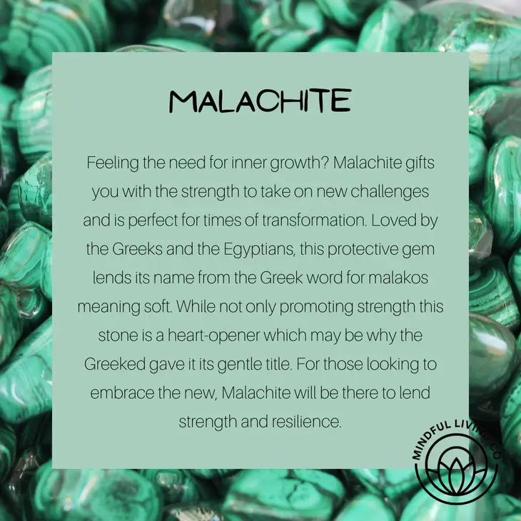 Thumbnail: Crystal Clear Water Bottle -  Malachite: Healing, Growth, Abundance