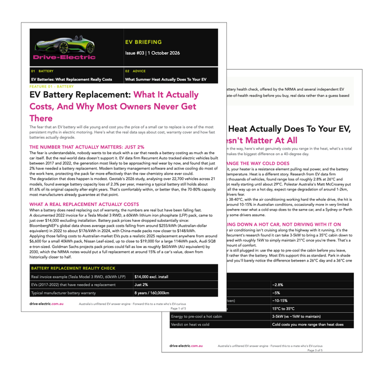 Drive-Electric Newsletter