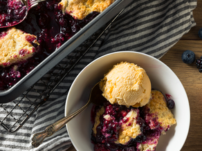 Blueberry Crumble Cookie Tart