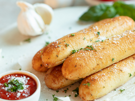 Vegan Garlic Herb Breadsticks