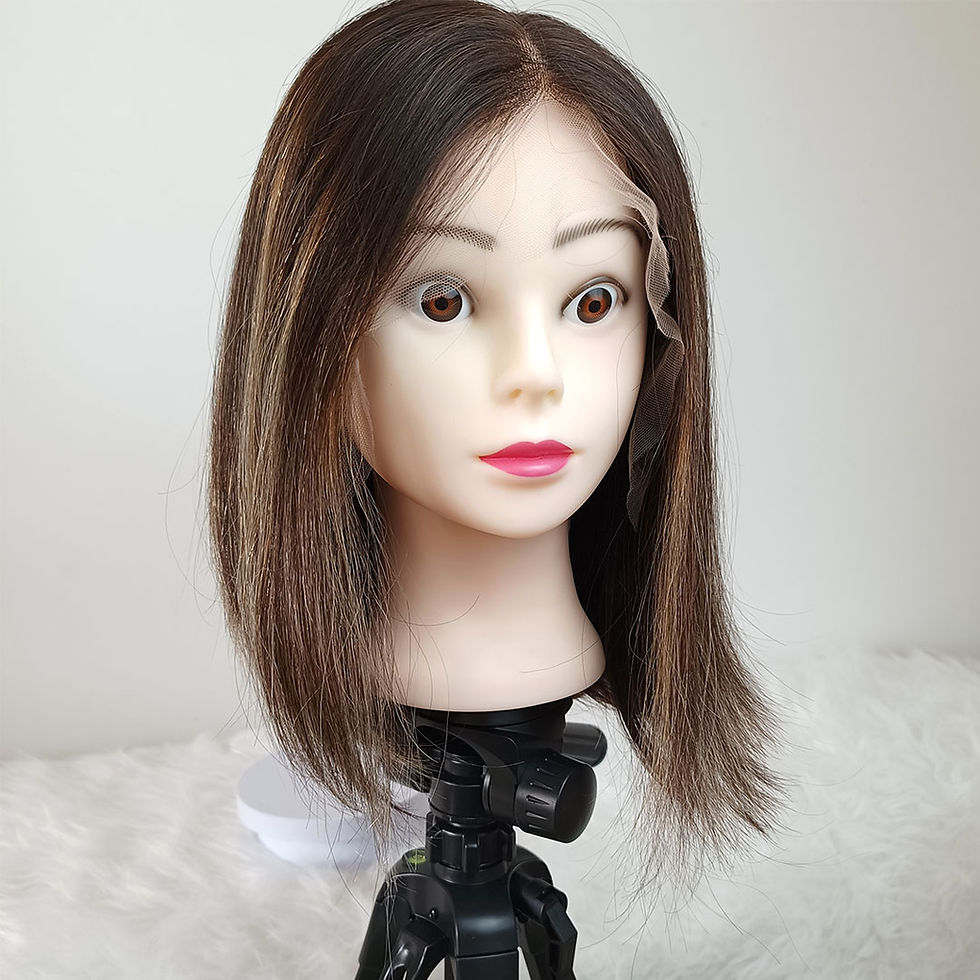 Miniatura: Libra Wig Lace Top Wig | Highlight Color #BB10 14" BOB | Remy Human Hair