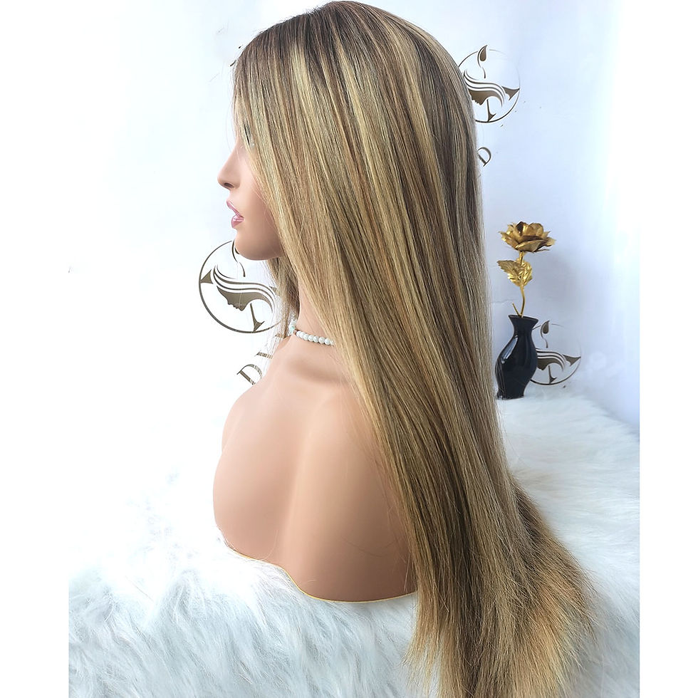 Miniature : Libra Wig Velvet Silk Lace Top Wig | #NOA 22" | 100% Remy Human Hair