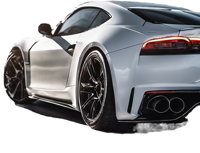 White sports car representing best vehicle detailing