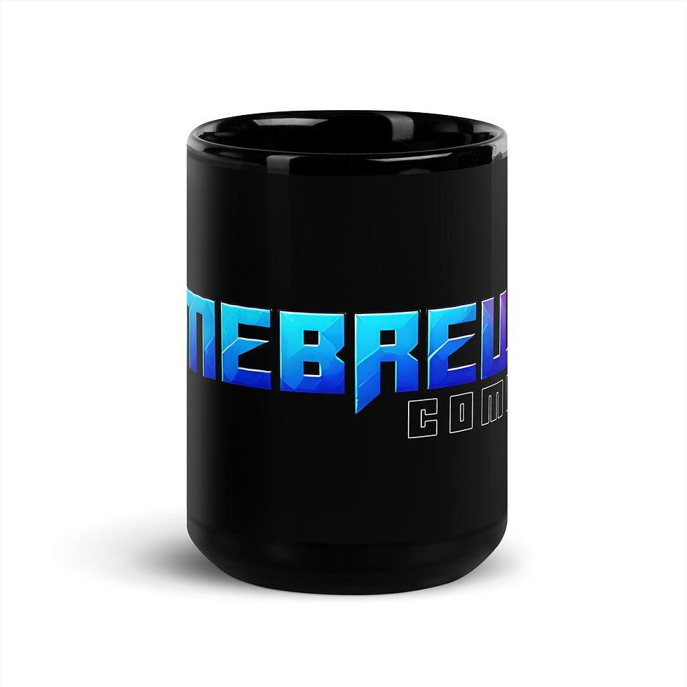 Thumbnail: Black Glossy Homebrewed Comics Mug